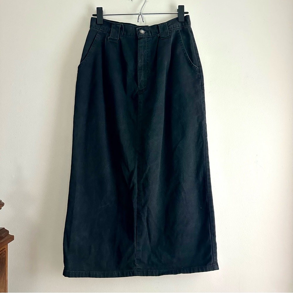 Crossroads Y2Kβ Black Denim Midi Skirt